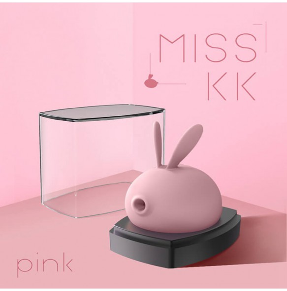 KIS TOY - Miss KK Cute Rabbit Sucking Vibrator (Chargeable - Pink)